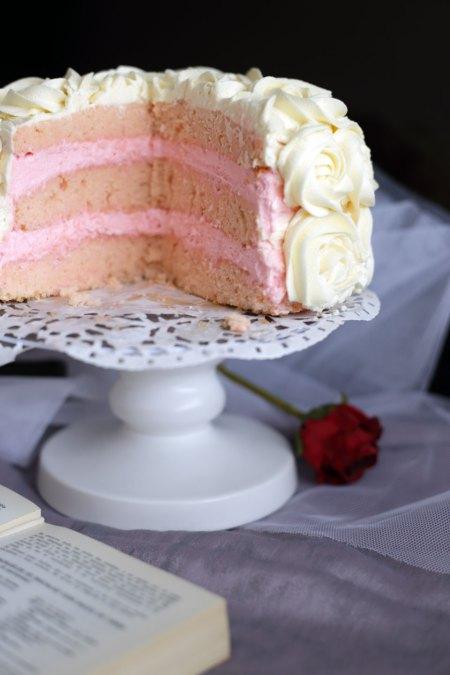 Tarta de rosas