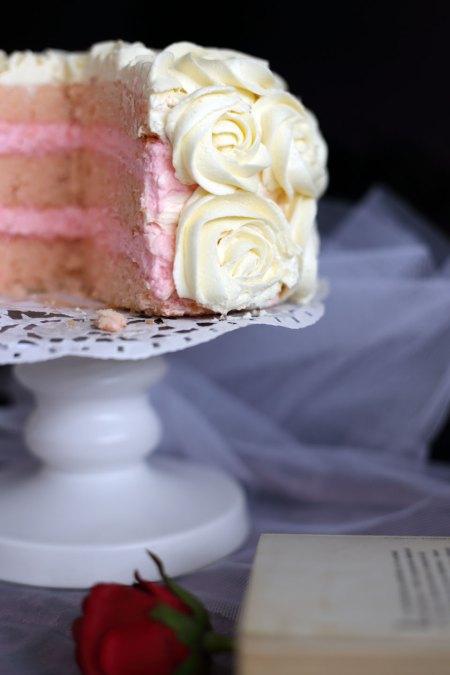 Tarta de rosas