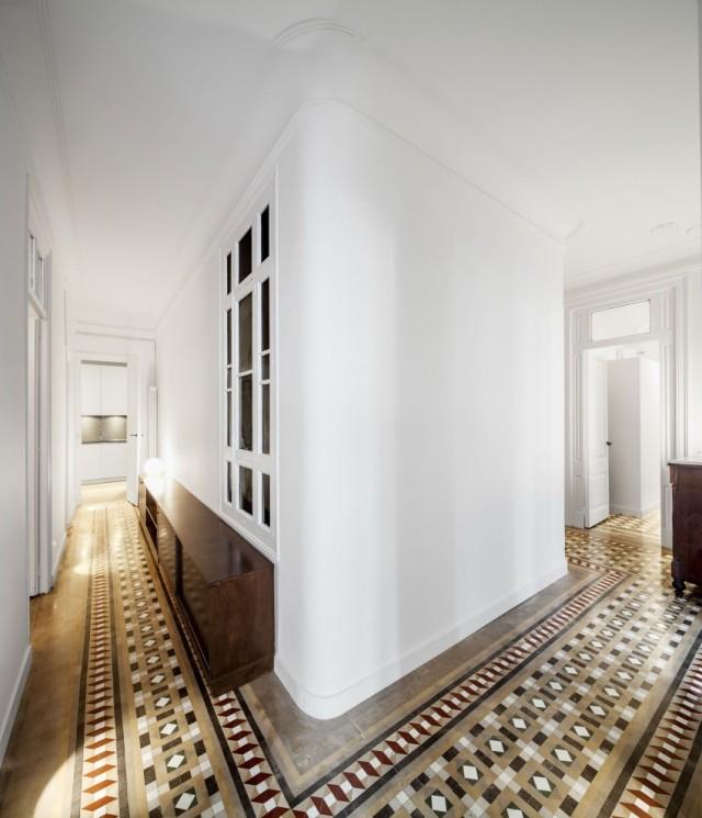 Un apartamento de suelos hidráulicos, preciosos | Blog T&D