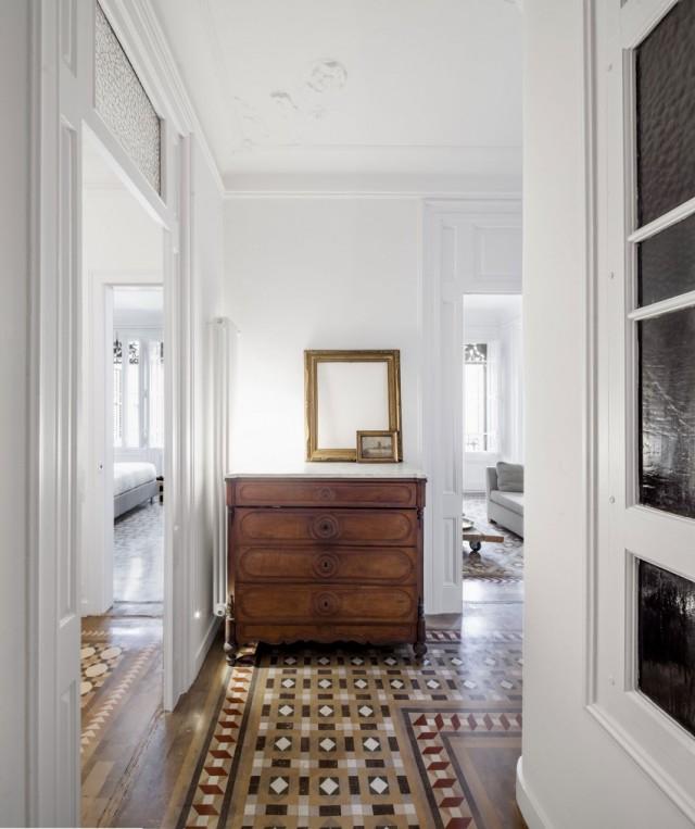 Un apartamento de suelos hidráulicos, preciosos | Blog T&D