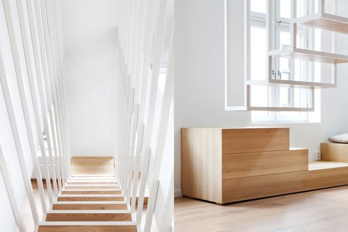 escalera madera diseño