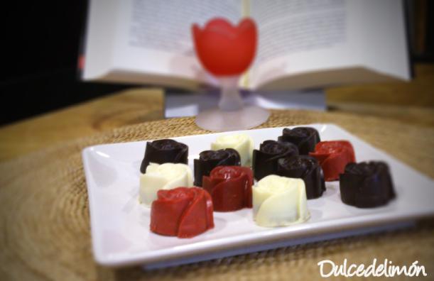 Bombones de mousse de chocolate