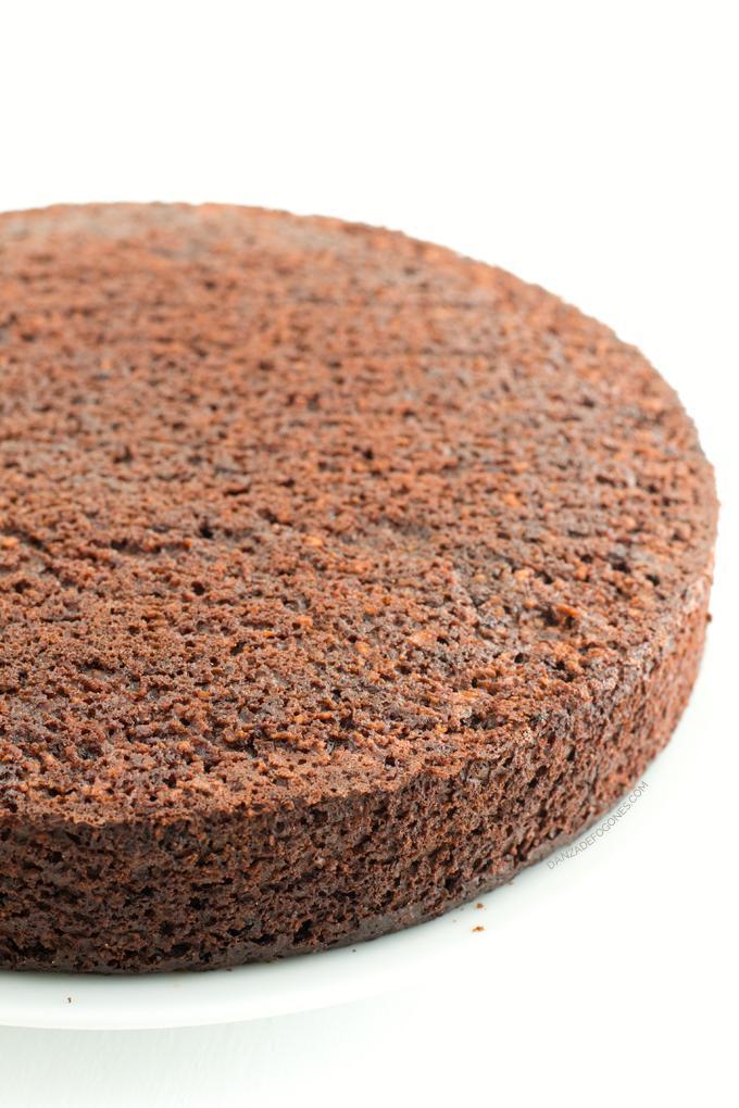 Bizcocho de chocolate vegano - danzadefogones.com