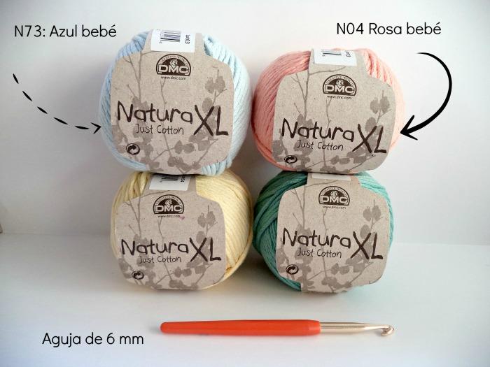 Materiales para hacer un bolso de ganchillo