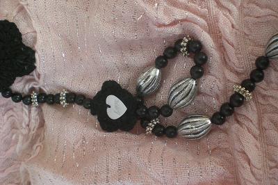 collar crochet negro mini 3