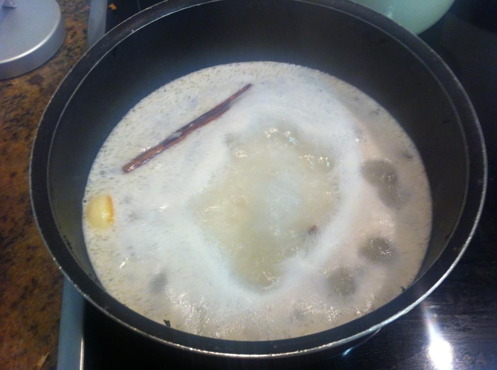 Preparando el arroz basmati