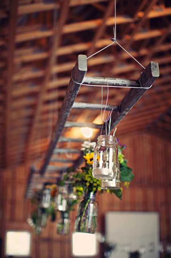 Vintage-Ladder-Mason-Jars