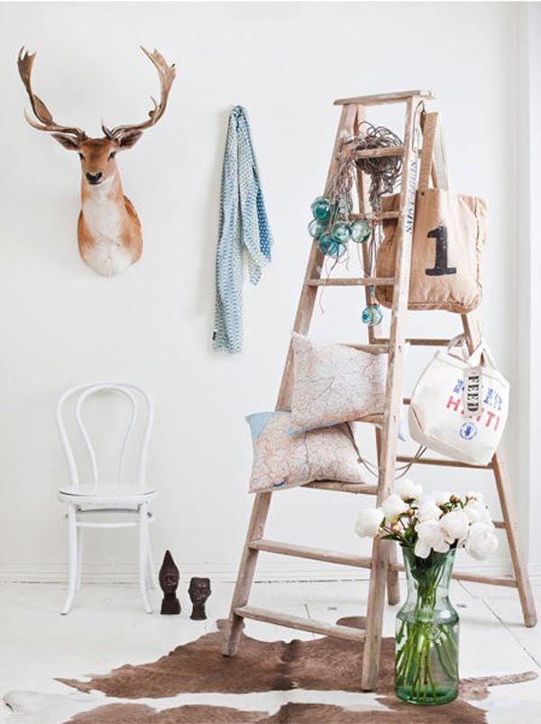 decorar con escaleras antiguas 8