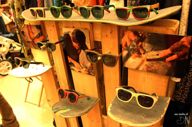 Brak gafas de sol reciclando tablas de skate