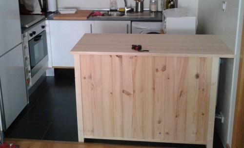 Barra de cocina de madera | Bricolaje