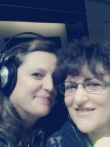 Vivi, los cascos y yo ;-)