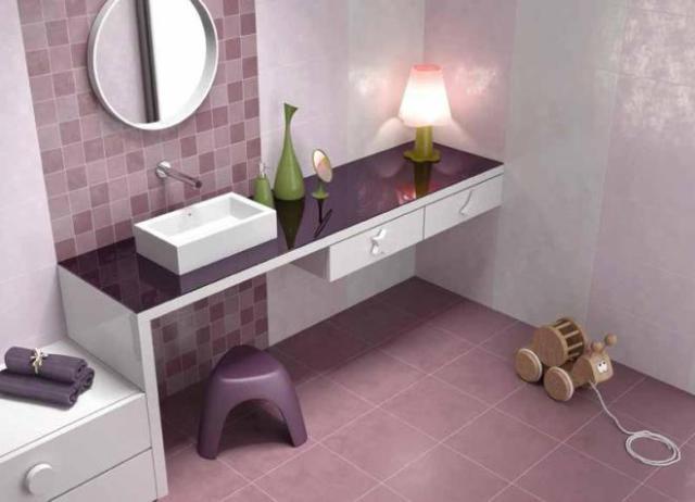 Decorando baños morados, malvas, berenjenas, orquídea radiante Blog T&D 