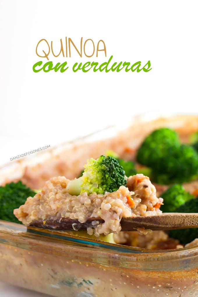 Quinoa con verduras - danzadefogones.com