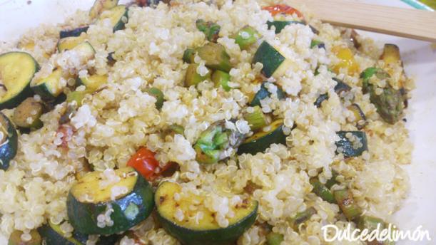 Quinoa con hortalizas