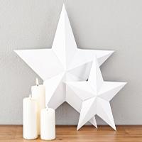decorar con velas_estrellas de la decoración