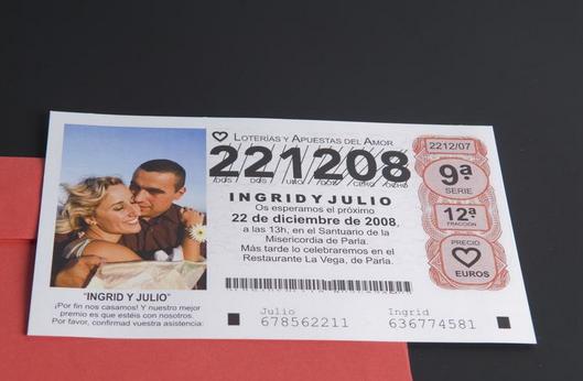 Invitacion de boda original