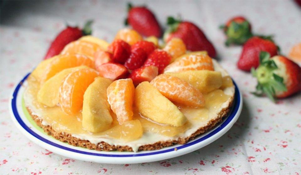 Sable breton con fruta