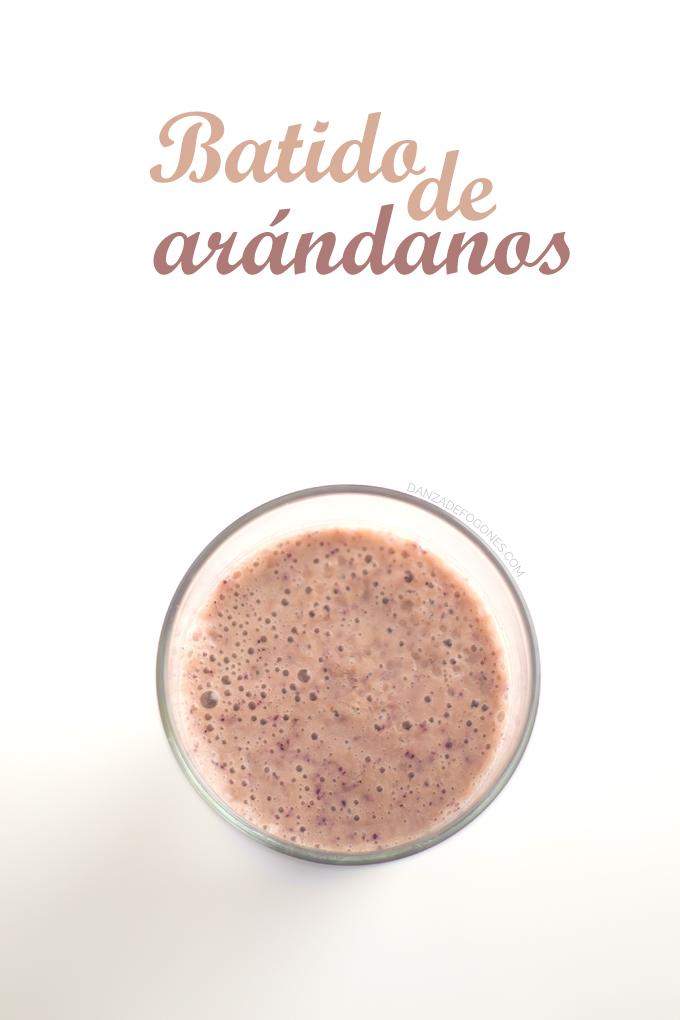Batido de Arandanos | danzadefogones.com