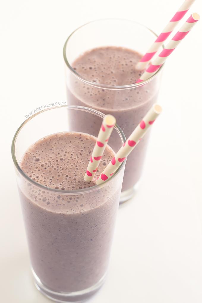 Batido de Arandanos Quema Grasa | danzadefogones.com