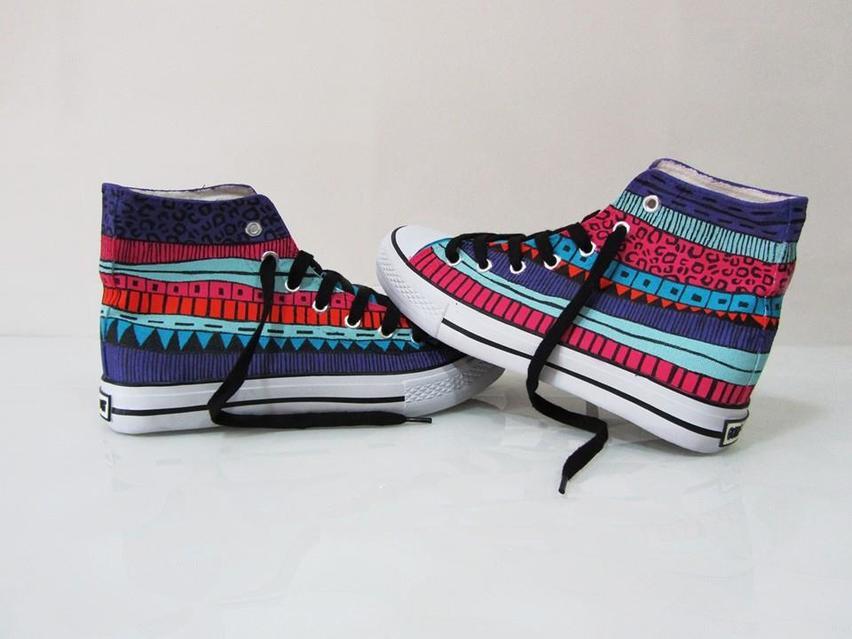 adoraideas, zapatillas decoradas,zapatillas personalizadas