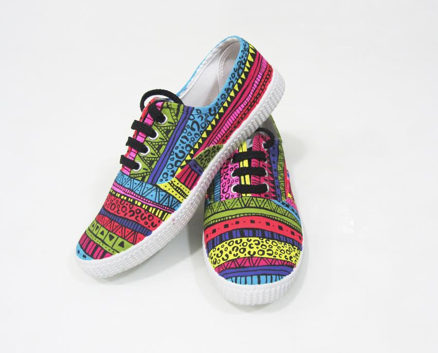 adoraideas, zapatillas decoradas,zapatillas personalizadas