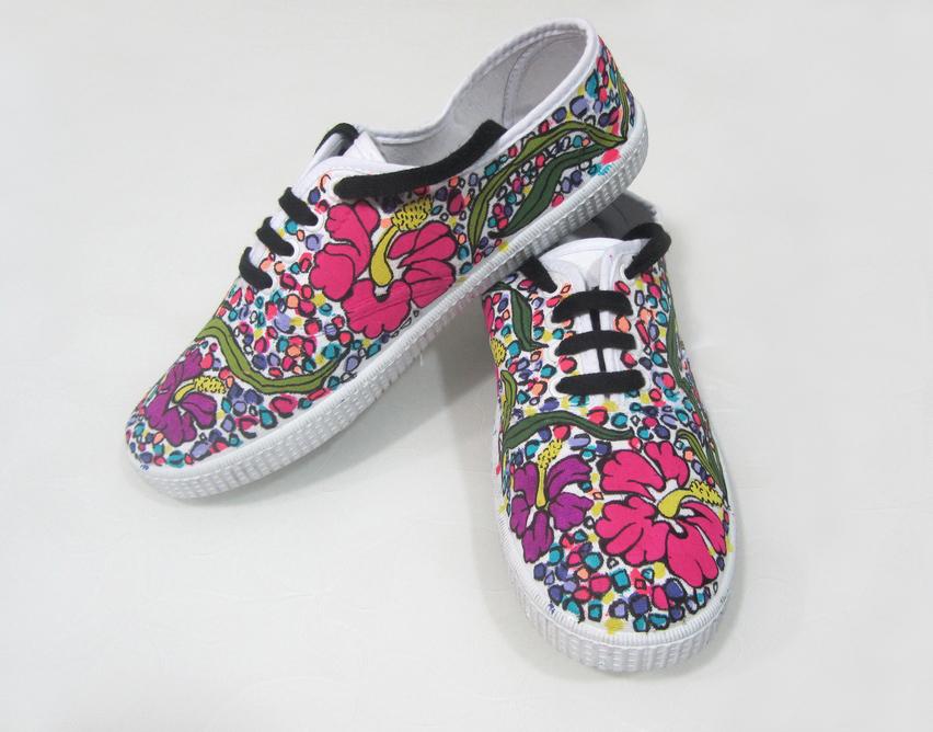 adoraideas, zapatillas decoradas,zapatillas personalizadas