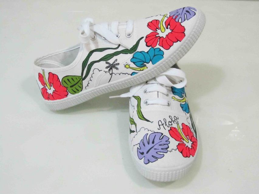 adoraideas, zapatillas decoradas,zapatillas personalizadas