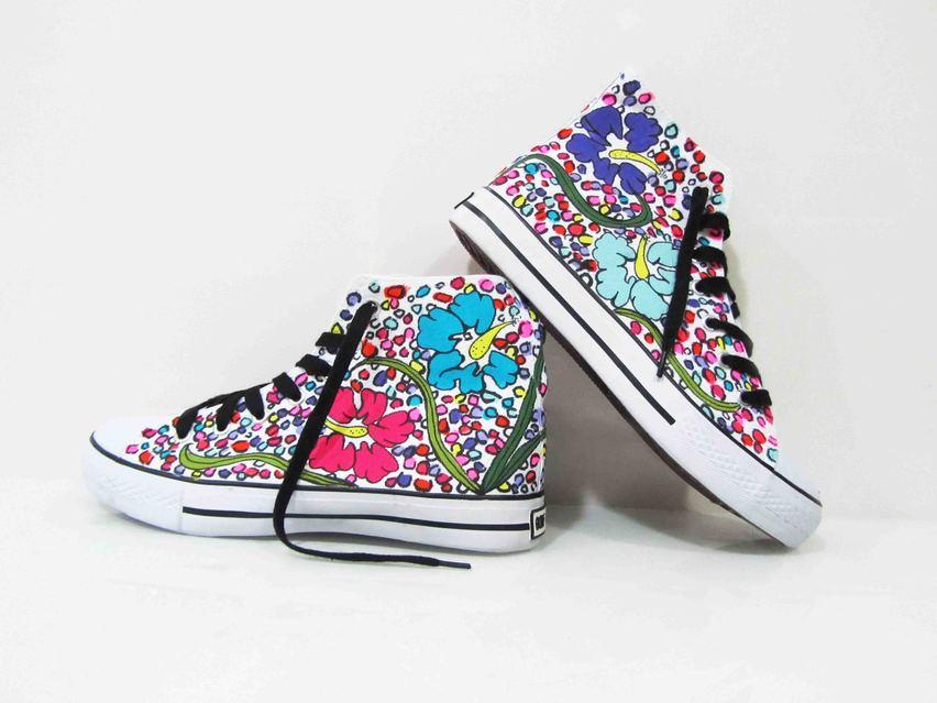 adoraideas, zapatillas decoradas,zapatillas personalizadas