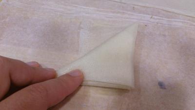 Triángulos o pañuelos de pasta brick