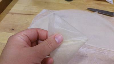 Triángulos o pañuelos de pasta brick