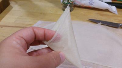 Triángulos o pañuelos de pasta brick