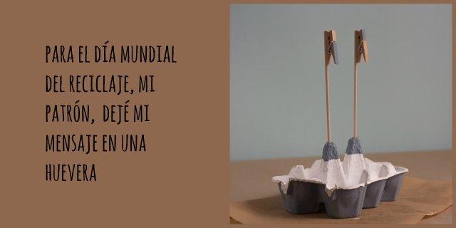 reciclar una huevera