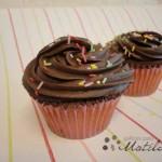 Cupcakes de vainilla y buttercream de cacao…