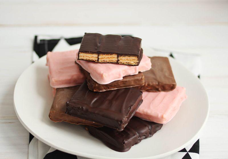 Cómo hacer casera bares kit kat