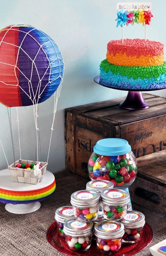 globo fiesta arcoiris