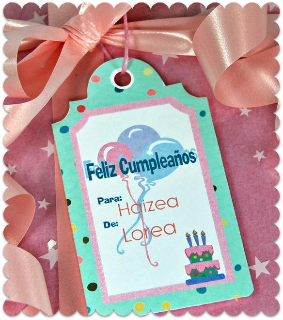 Etiqueta Regalo de Haizea