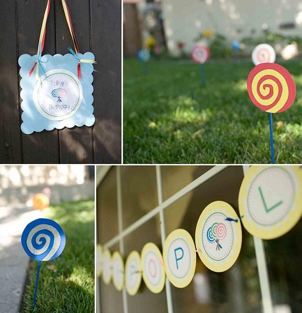 decoracion fiesta lollipop