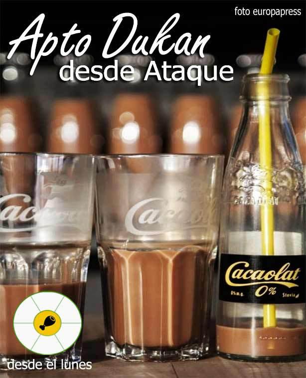 Cacaolat 0% apto dieta Dukan desde Ataque (y también para la Escalera Nutricional, la nueva dieta Dukan)