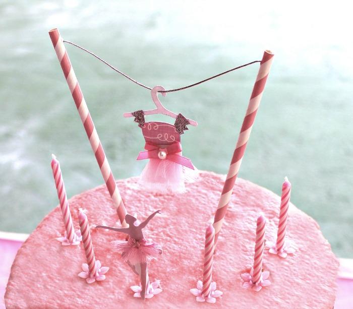 Tarta bailarina con topper bailarina