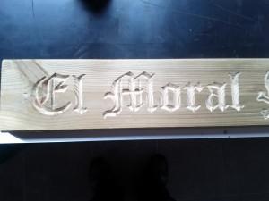 Grabado Letras goticas CNC Casera