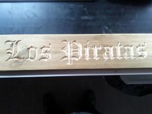 Grabado Letras goticas CNC Casera