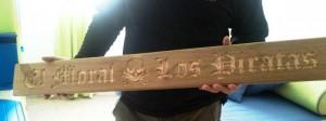 Grabado Letras goticas CNC Casera