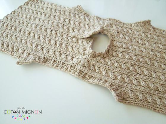 Hombros tejidos chaleco culturacotonmignon