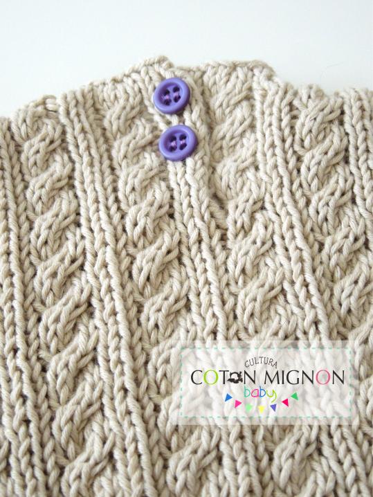 Chaleco punto bebé culturacotonmignon