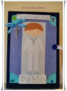 TARJETA SCRAP COMUNION 