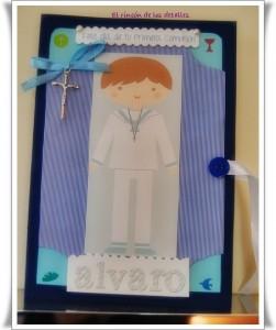 TARJETA SCRAP COMUNION 