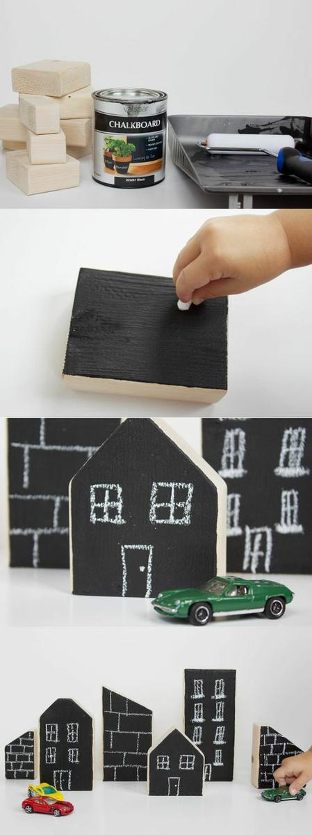 #DIY chalkboard hous