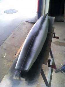 Velero RC Carbono modelo masilla