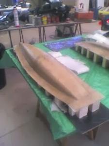 Molde velero RC fibra vidrio