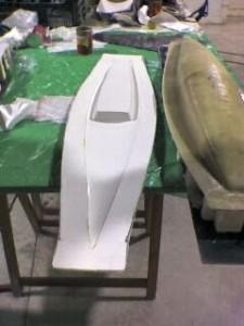 Molde velero RC fibra vidrio